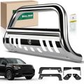 3 Inch Silver S/S 304 Bull Bar Front Bumper Grille Guard for for Honda Ridgeline 2017-2023