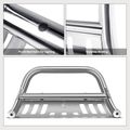 2.5 Inch Silver S/S 304 Bull Bar Front Bumper Grille Guard for Jeep Renegade BU 2015-2018