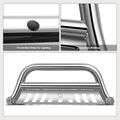 3 Inch Silver S/S 304 Bull Bar Front Bumper Grille Guard with Skid Plate for Jeep Grand Cherokee L