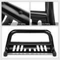 3 Inch Black Carbon Steel Bull Bar Front Bumper Push Grille Guard for Chevy Silverado 2500 3500 HD 2020-2023