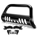 3 Inch Black Carbon Steel Bull Bar Front Bumper Push Grille Guard for Chevy Silverado 2500 3500 HD 2020-2023