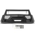 Textured Black Carbon Steel Winch Front Bumper Grille Guard with Winch Frame for Chevrolet Colorado 2015-2020