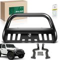 2.5 Inch Black Carbon Steel Bull Bar Front Bumper Grille Guard for Jeep Renegade 2015-2018