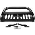 3 Inch Black Carbon Steel Bull Bar Front Bumper Grille Guard with Skid Plate for Jeep Grand Cherokee L