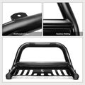 3 Inch Black Carbon Steel Bull Bar Front Bumper Grille Guard for Jeep Wrangler 2010-2018 Wrangler JK