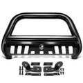 3 Inch Black Carbon Steel Bull Bar Front Bumper Grille Guard for Jeep Wrangler 2010-2018 Wrangler JK