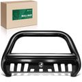 3 Inch Black Carbon Steel Bull Bar Front Bumper Grille Guard for Jeep Wrangler 2010-2018 Wrangler JK