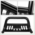 3 Inch Black Carbon Steel Bull Bar Front Bumper Grille Guard with Skid Plate for Nissan NV1500 NV2500