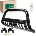 2.5 Inch Black Carbon Steel Bull Bar Front Bumper Grille Guard with Skid Plate for Toyota 4Runner 03-09