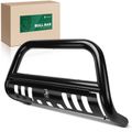 2.5 Inch Black Carbon Steel Bull Bar Front Bumper Grille Guard with Skid Plate for Toyota 4Runner 03-09