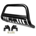 2.5 Inch Black Carbon Steel Bull Bar Front Bumper Grille Guard with Skid Plate for Toyota 4Runner 03-09