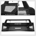 Fine Textured Black Carbon Steel Winch Front Bumper Grille Guard with Winch Frame for Toyota 4Runner 2014-2024