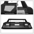 Black CS-1 HD Carbon Steel Winch Front Bumper Grille Guard with Bracket for Toyota Tacoma 2016-2024