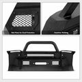 Textured Black Carbon Steel Bull Bar Front Bumper Grille Guard with Winch Frame for Toyota Tundra 22-23