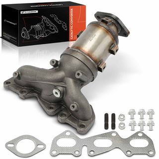 Front Passenger Catalytic Converter with Integrated Exhaust Manifold for Kia