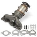 Front Passenger Catalytic Converter with Integrated Exhaust Manifold for 2006 Kia Sedona 3.8L V6