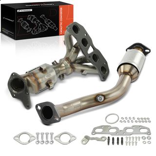 A-Premium 2-PC Catalytic Converter, Front & Rear, Fit Federal Emissions - APCCT267