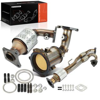 A-Premium 3-PC Catalytic Converter, Front & Rear, Fit Federal Emissions - APCCT058