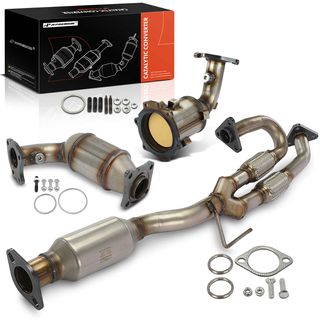 A-Premium 3-PC Catalytic Converter, Front & Rear, Fit Federal Emissions - APCCT061