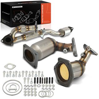 A-Premium 3-PC Catalytic Converter, Front & Rear, Fit Federal Emissions - APCCT067