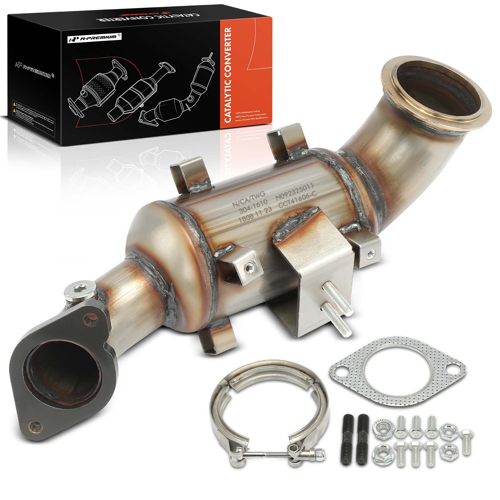 Front Catalytic Converter for 2013 Ford Edge