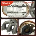 Front Catalytic Converter with Exhaust Manifold for 2007 Hyundai Accent