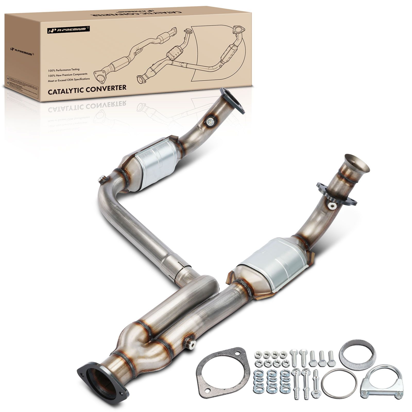 Front Catalytic Converter for Chevy Silverado GMC Sierra 1500 9906 4