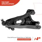 Front Left Lower Control Arm with Ball Joint for Dodge Dakota 97-04 Durango 00-03