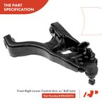 Front Right Lower Control Arms with Ball Joints Assembly for Dodge Dakota Durango