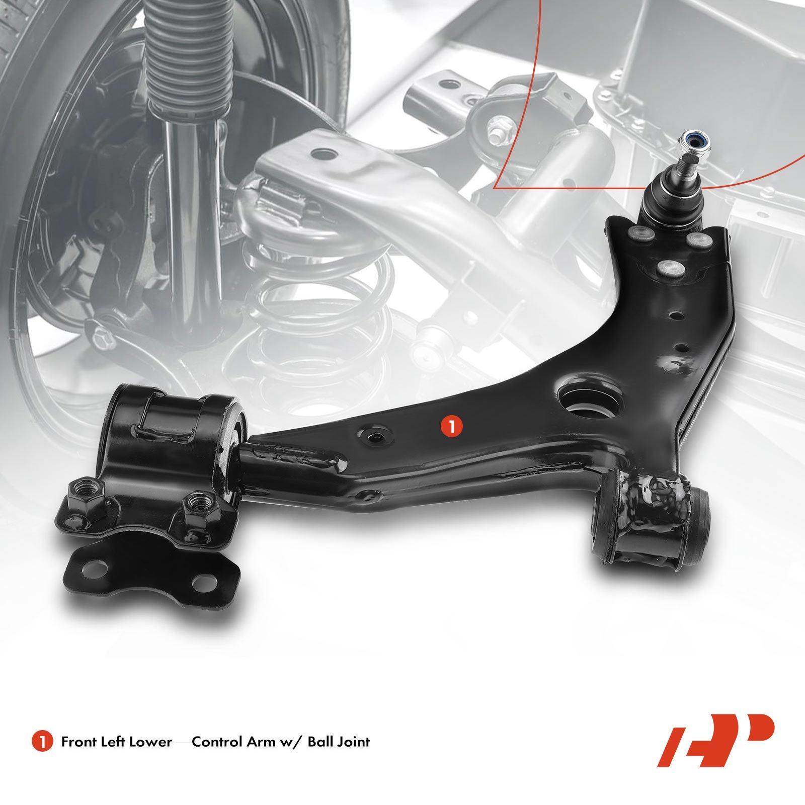 A-Premium Front Left Lower Control Arm and Ball Joint Assembly