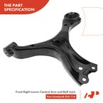Front Right Lower Control Arm with Ball Joint for Acura ILX Honda Civic 13-15