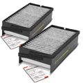 2 Pcs Activated Carbon Cabin Air Filter for 1998 Oldsmobile Silhouette