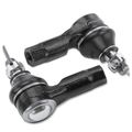 2 Pcs Outer Tie Rod End for 1995 Mazda Protege