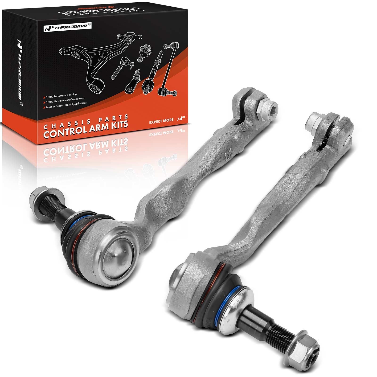 2 Pcs Front Outer Tie Rod End for BMW 530e xDrive 530i 540i 740e xDrive