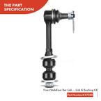 4 Pcs Front Stabilizer Bar Link Tie Rod End for Dodge Ram 1500/2500/3500 1998-1999