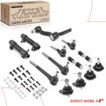 13 Pcs Idler Arm Stabilizer Bar Link Tie Rod End Ball Joint for Chevrolet GMC