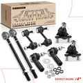 8 Pcs Sway Bar Link Tie Rod End Ball Joint Kit for 1993-1995 Geo Prizm