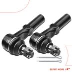 2 Pcs Outer Steering Tie Rod End for Dodge Dakota 1991-1996 RWD Viper 1992-2002
