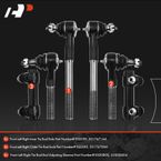 6 Pcs Inner & Outer Steering Tie Rod Ends for Dodge Ram 1500 2000-2001 2500 3500