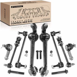 8 Pcs Control Arm & Ball Joint Assembly & Sway Bar Link for Chrysler LHS Dodge