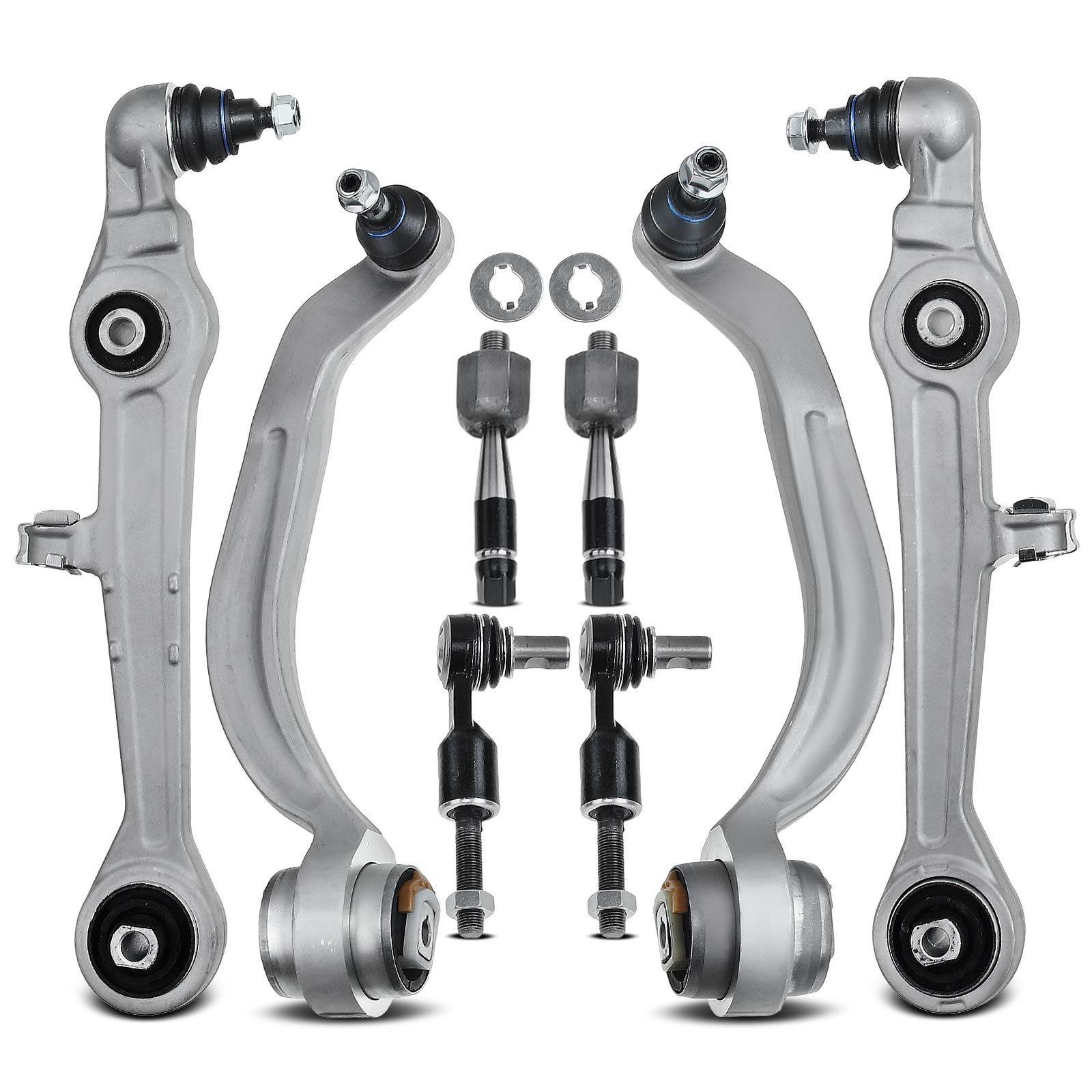 TRQ Front Forward Lower Suspension Control Arm & Ball Joint Set RH Right Passenger Side for Audi Fits select: 2009-2012 AUDI Q5, 2010-2012 AUDI A4