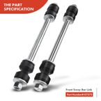 12 Pcs Front Sway Bar Link with Ball Joint Tie Rod End for Dodge Ram 1500 94-96 RWD