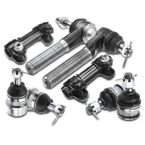 8 Pcs Front Steering Tie Rod End & Ball Joint for Dodge Ram 1500 00-01 Pickup 4WD