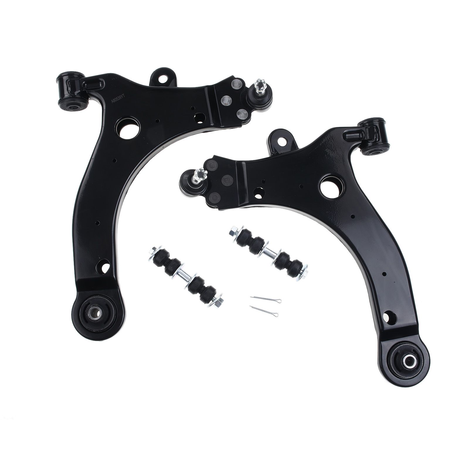 10pc Front Lower Control Arms & Sway Bar Links Kit For Chevy Impala / Buick Lacrosse / Century