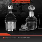 4 Pcs Front Lower & Upper Ball Joint for Dodge Dakota 2000-2004 Durango 2000-2003