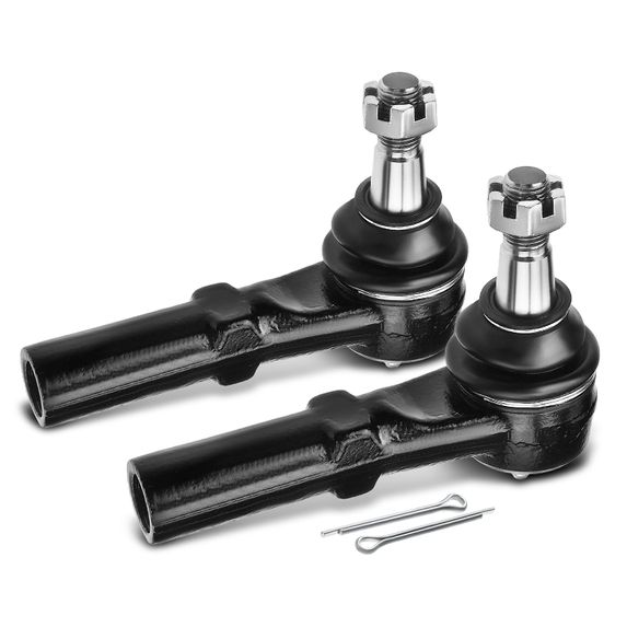 2 Pcs Front Outer Steering Tie Rod End for Dodge Ram 1500 2002-2008 2500 3500 RWD