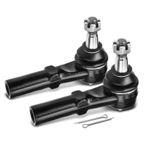 2 Pcs Front Outer Steering Tie Rod End for Dodge Ram 1500 2002-2008 2500 3500 RWD