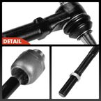 4 Pcs Inner & Outer Tie Rod End for Dodge Ram 1500 2002-2005