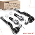 4 Pcs Inner & Outer Tie Rod End Kit for Toyota Tacoma 1995-2004 4WD RWD