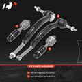 4 Pcs Inner & Outer Tie Rod End for 2002 Oldsmobile Bravada